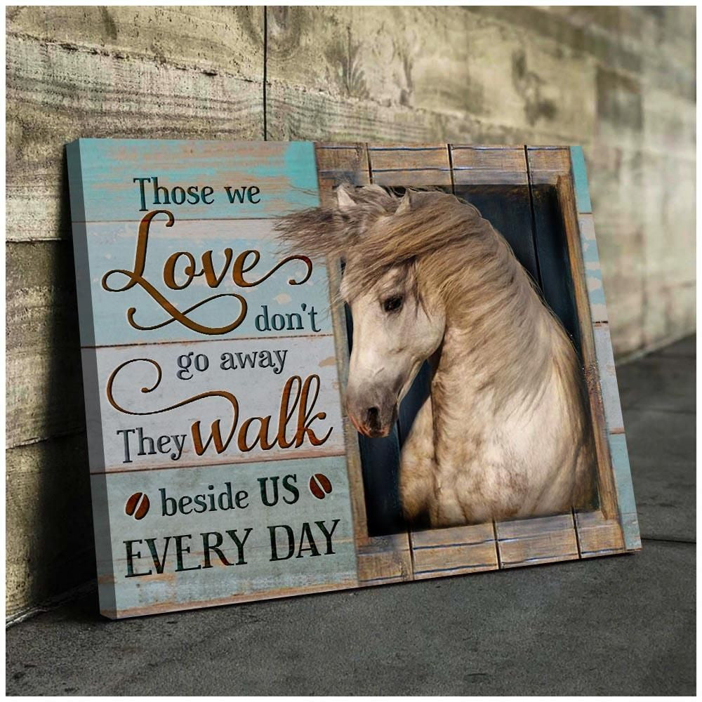 Those We Love V2 Horse Wall Art Canvas Gift For Family, Wall Art Decor, Canvas Print, Home Decor