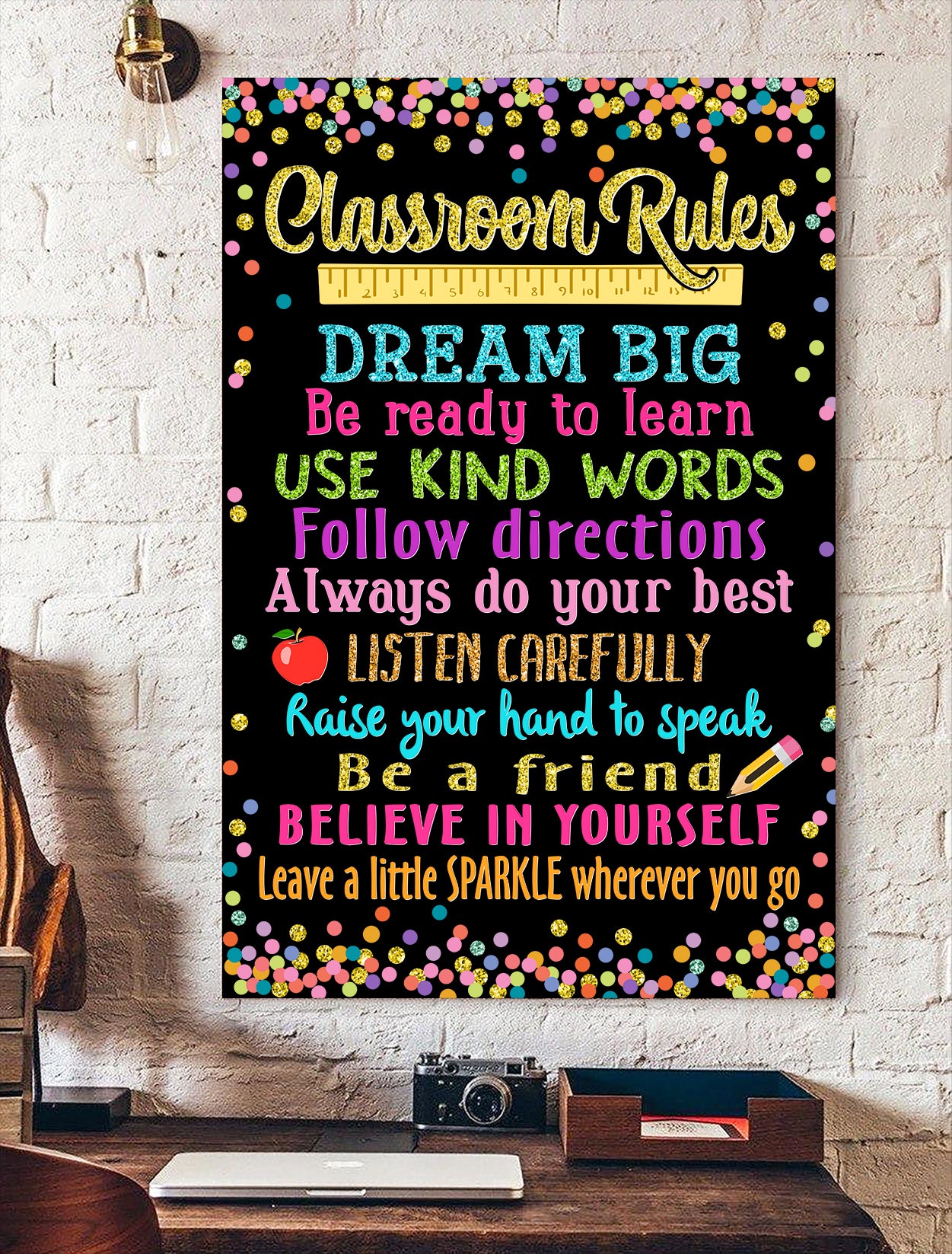 classroom-rules-dream-big-be-ready-to-learn-poster-premium-poster