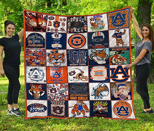 Auburn Tigers Quilt Blanket Lc17