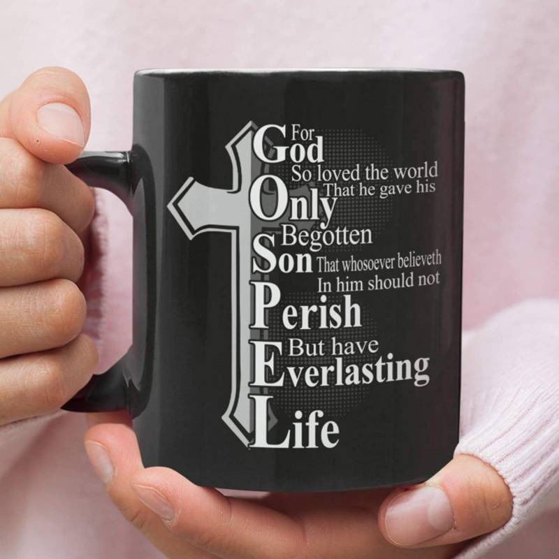 John 3:16 For God so loved the world coffee mug