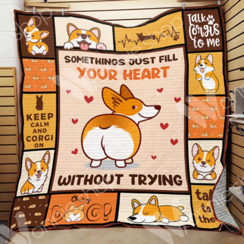 Corgi Dog Blanket NOV1401 77O58