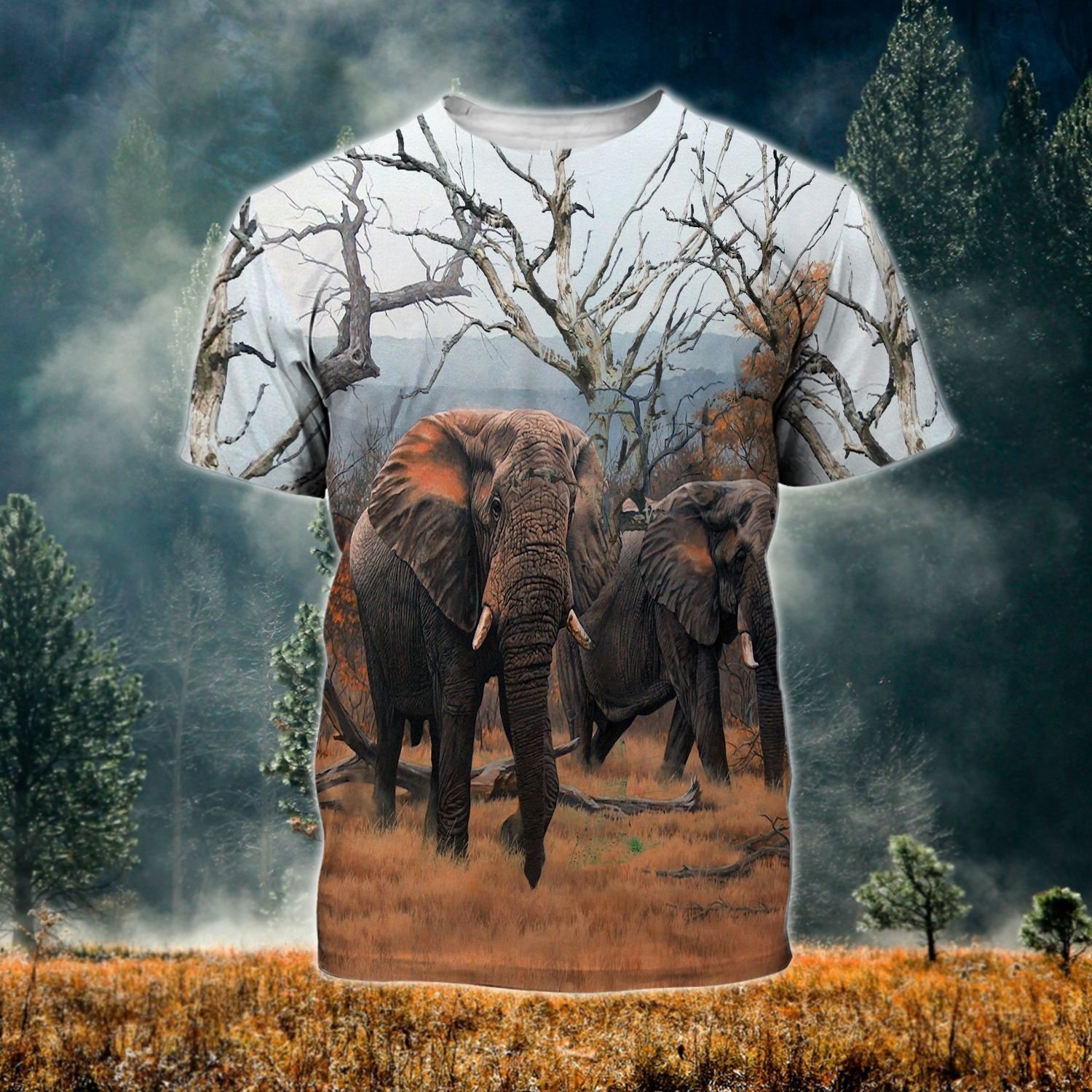 Elephant Ver05 Tthj200721Nby Unisex 3D T-Shirt All Over Print