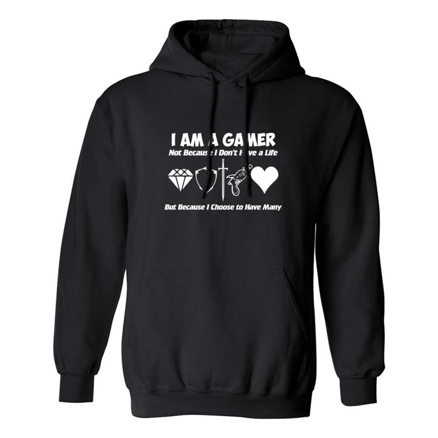 I AM A GAMER Adult Hooded Sweatshirt