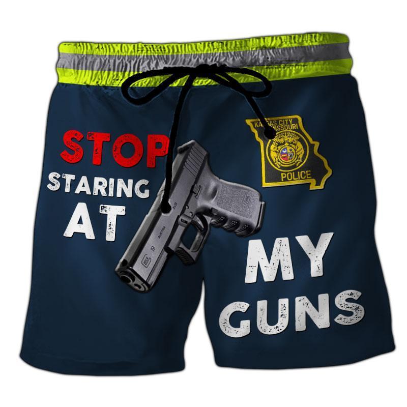 Kansas City Police Department 3D Short Pant Full Printing