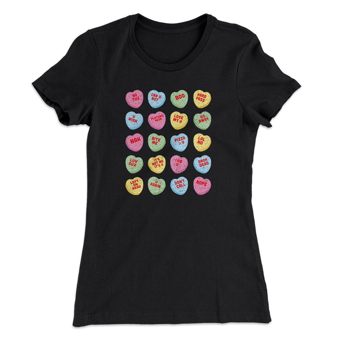 Candy Heart Anti-Valentines Women’S T-Shirt