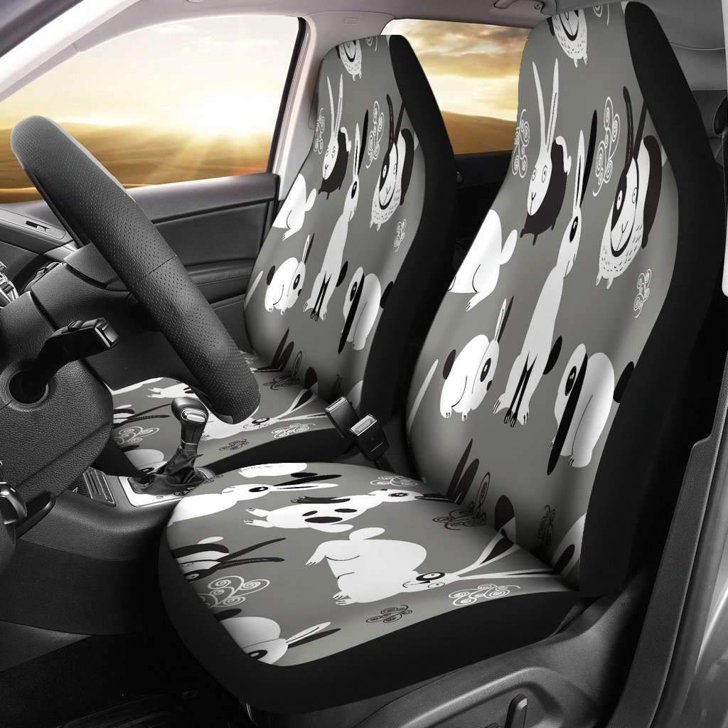 Bunny Rabbit Art Design Animal Car Seat Covers T032220