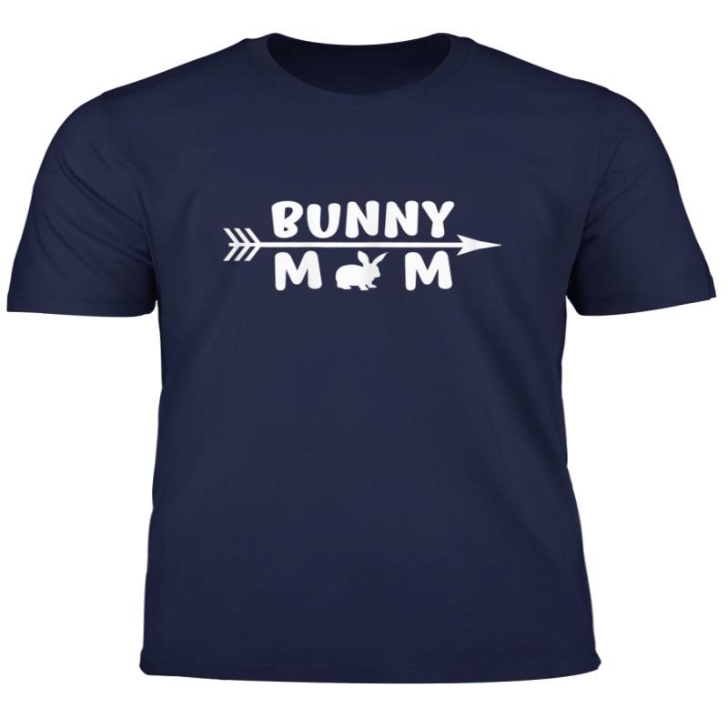 Damen Bunny Mom Tshirt Kaninchen Mutter T Shirt Hasen Mama T Shirt