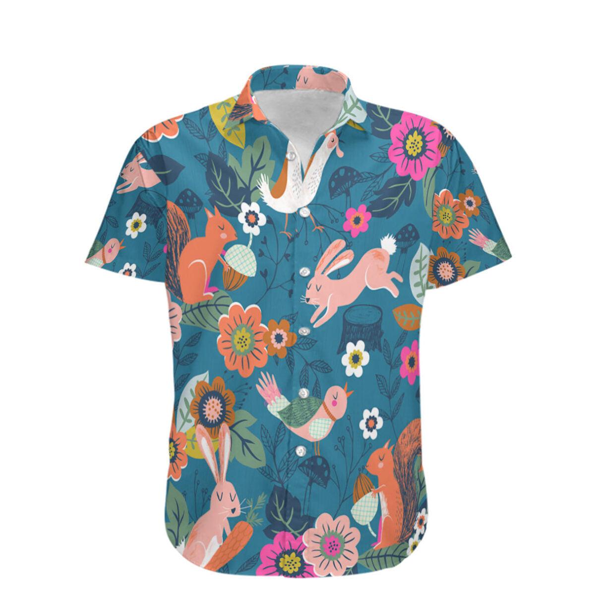 Pattern Flower Love Hawaii Shirt For Men Women Ha68901