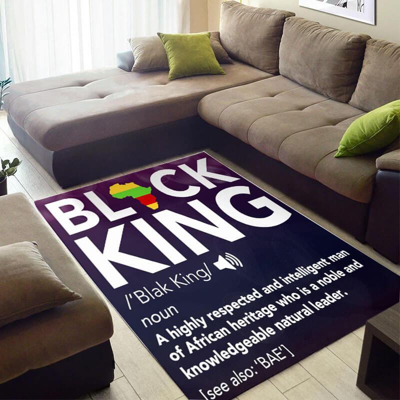 Trendy African American Rug Beautiful African Themed African Men Black King African Design Floor Carpet African Themed Home Decor WBG4213