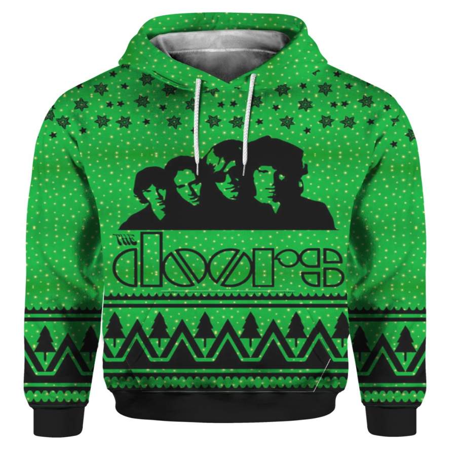 The Doors Band 3D Print Ugly Christmas Sweater T-Shirt