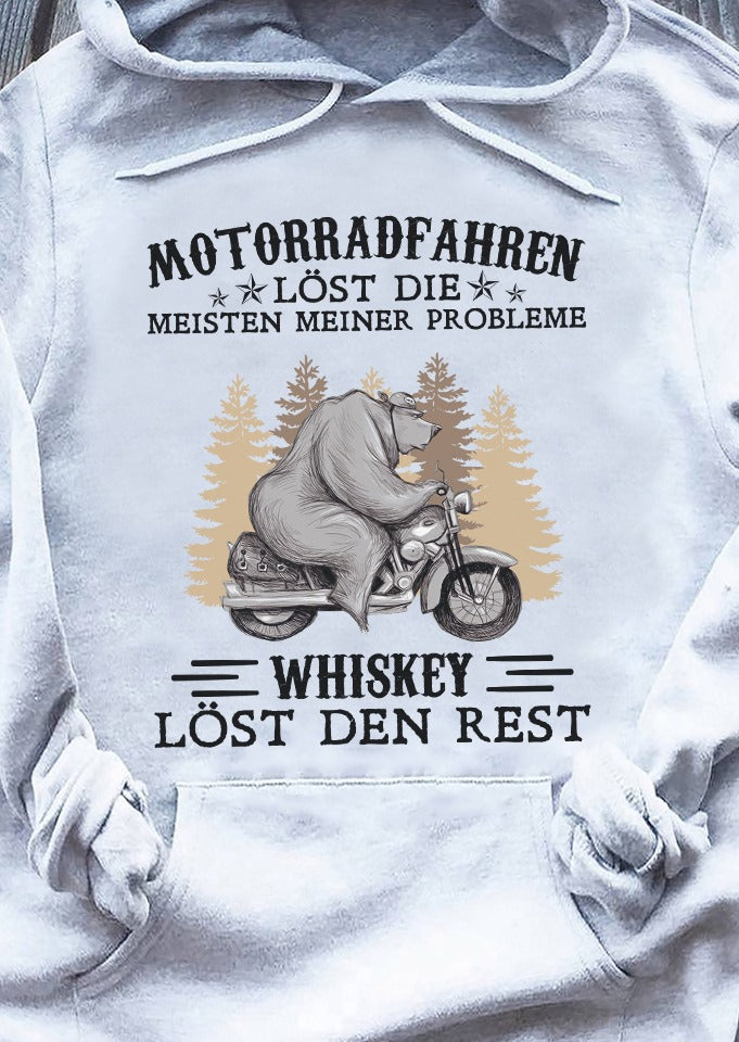 Motorradfhren Lost Die Meisten Meiner Probleme Whiskey Lost Den Rest Gift Standard/Premium T-Shirt