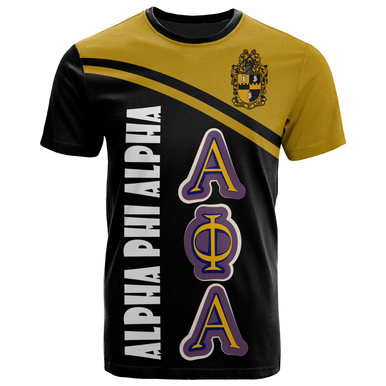 Alpha Phi Alpha T-Shirt – Fraternity Curve Version T-Shirt