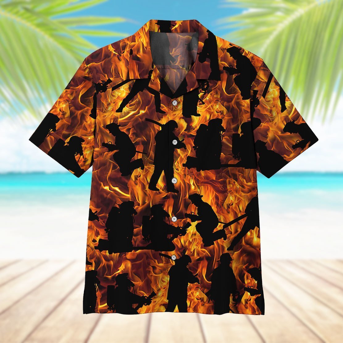 Firefighter All Over Printed Hawaiian Shirt Ha76705