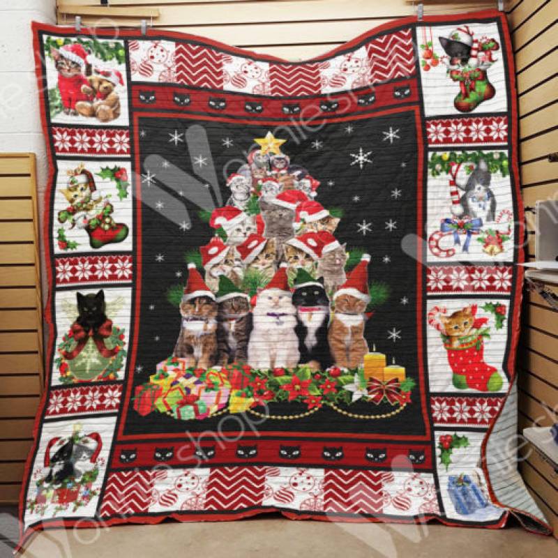 Cat Christmas Blanket OCT0101 76O58