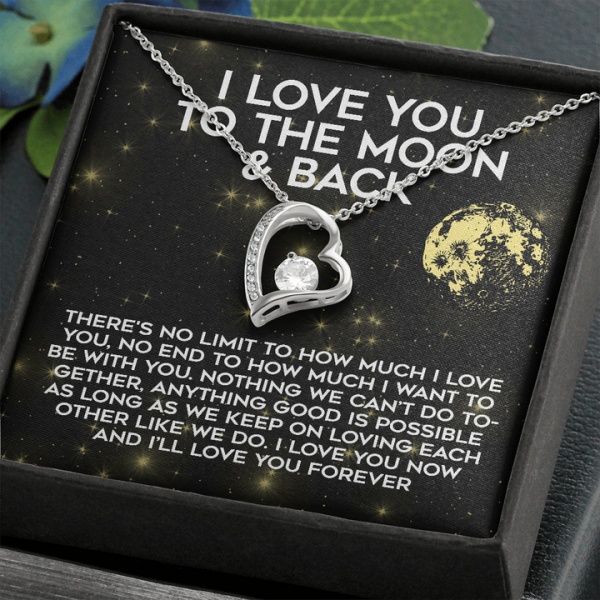 To The Moon And Back Gifts For Her Necklace Qa