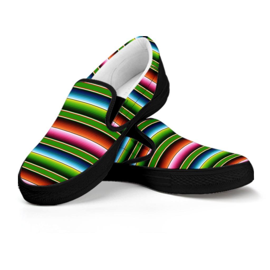 Baja Mexican Print Men’S Slip On Sneakers