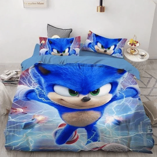 Sonic The Hedgehog 17 Duvet Quilt Bedding Set 2