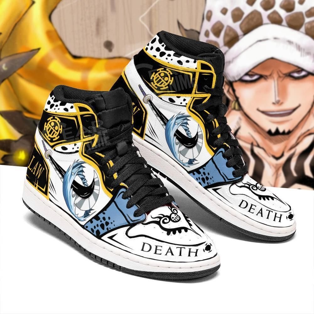 Trafalgar Law Sneakers Room Custom Anime One Piece Shoes Unisex Men Women