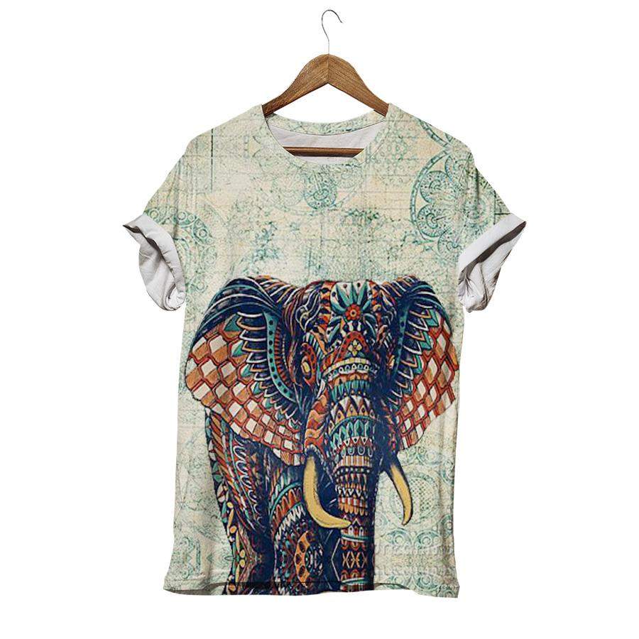 Bohemian Elephant Gift Elephant T-shirt