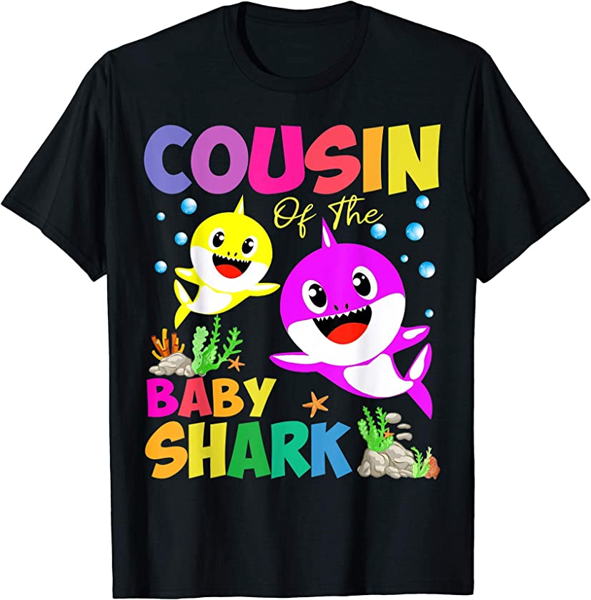 Cousin Of The Baby Shark, Boy, Girl, Kids Mother’s Day T-Shirt