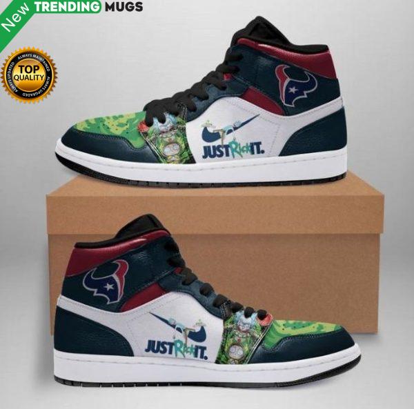 Rick And Morty Houston Texans Jordan Sneakers Shoes