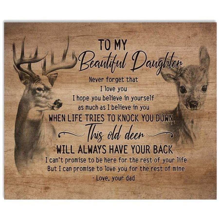 DAD TO DAUGHTER Horizontal Poster