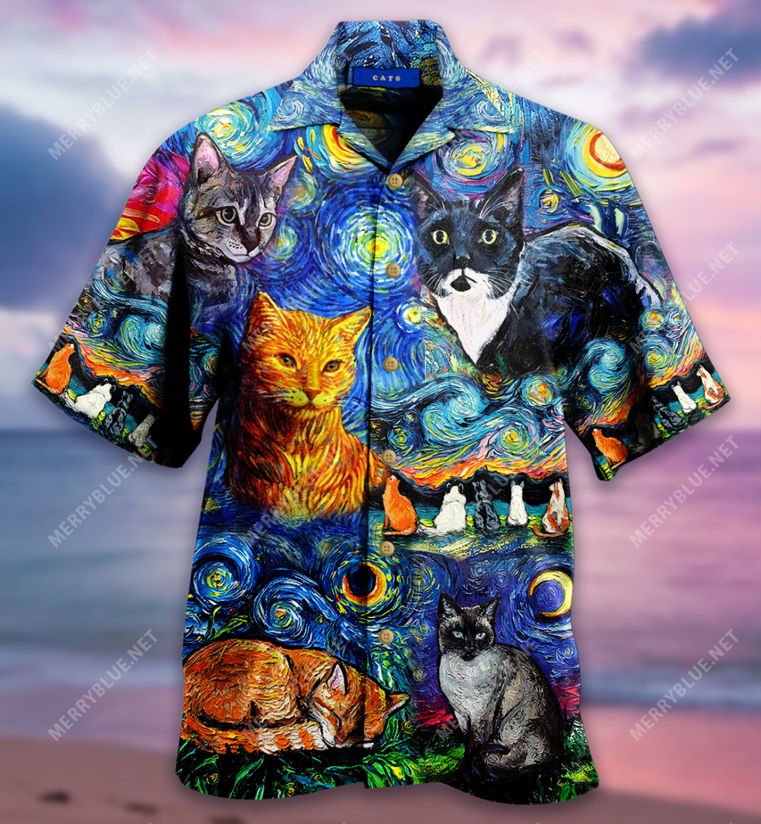 Cat Hair Is Like Glitter Without The Sparkle Unisex Hawaii Shirt Ha7938