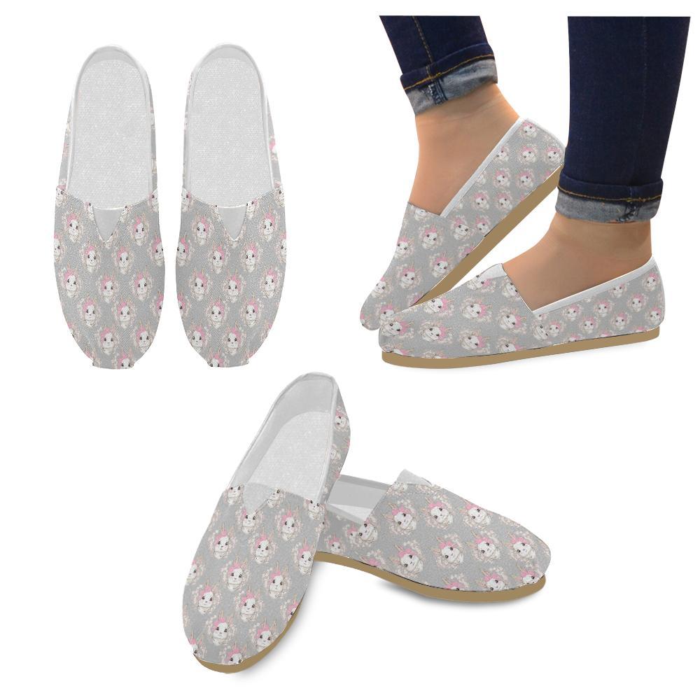 Rabbit Pattern Print Design Rb07 Women Casual Shoes