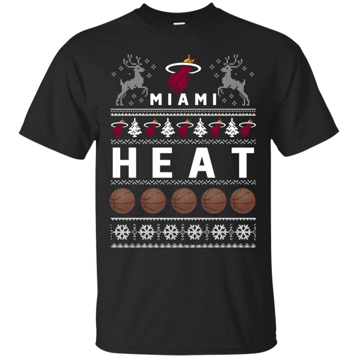 Buy Miami Heat Ugly Christmas T Shirt