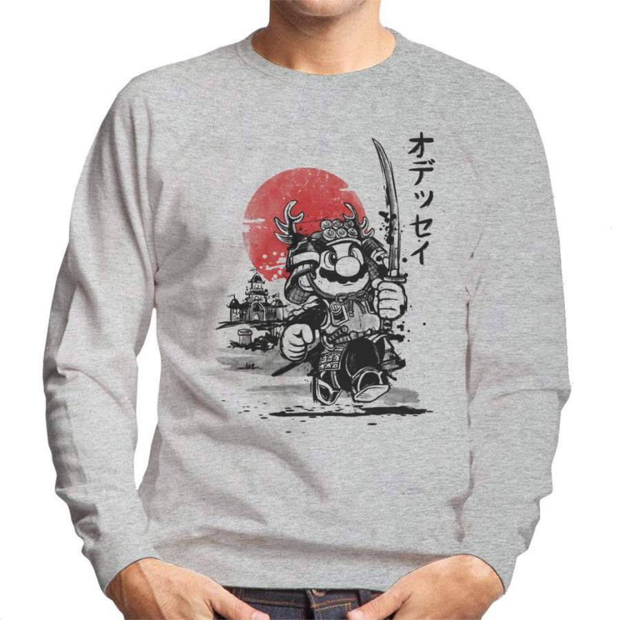Samurai Mario Men’s Sweatshirt