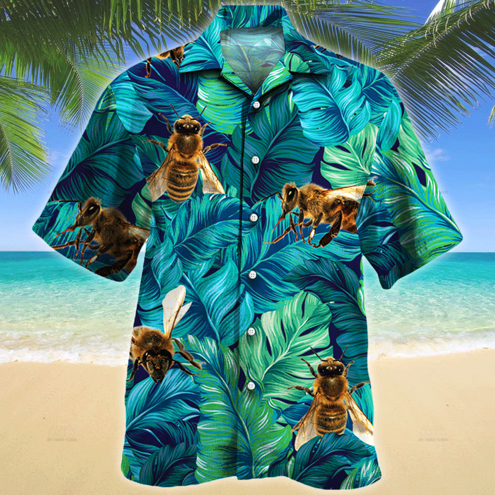 Bee Lovers Gift Hawaiian Shirt Ha58021