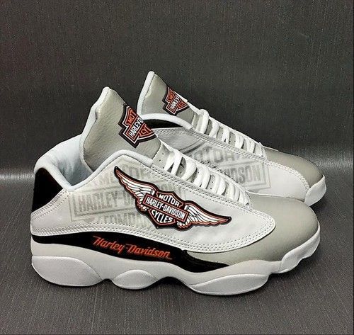 Harley Davidson Custom Tennis Air Jordan 13 For Fan Shoes Sport Sneakers