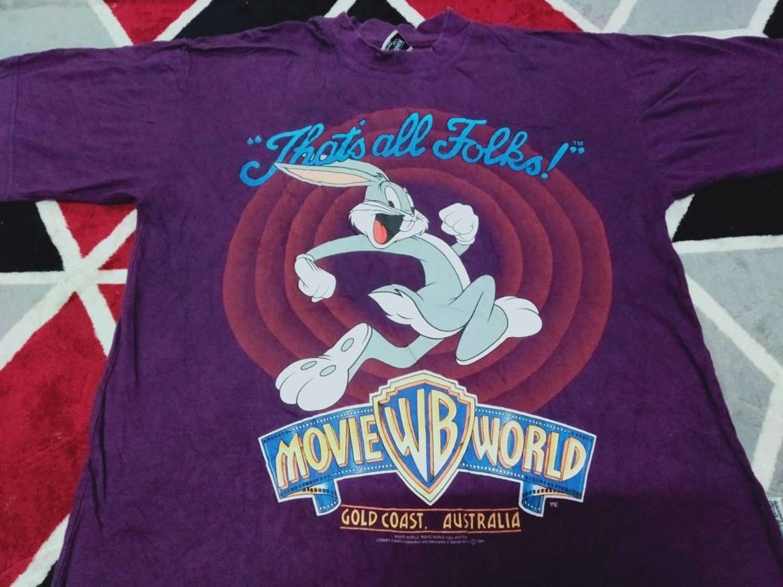 Vintage Bug Bunny Movie World Cartoon T Shirt