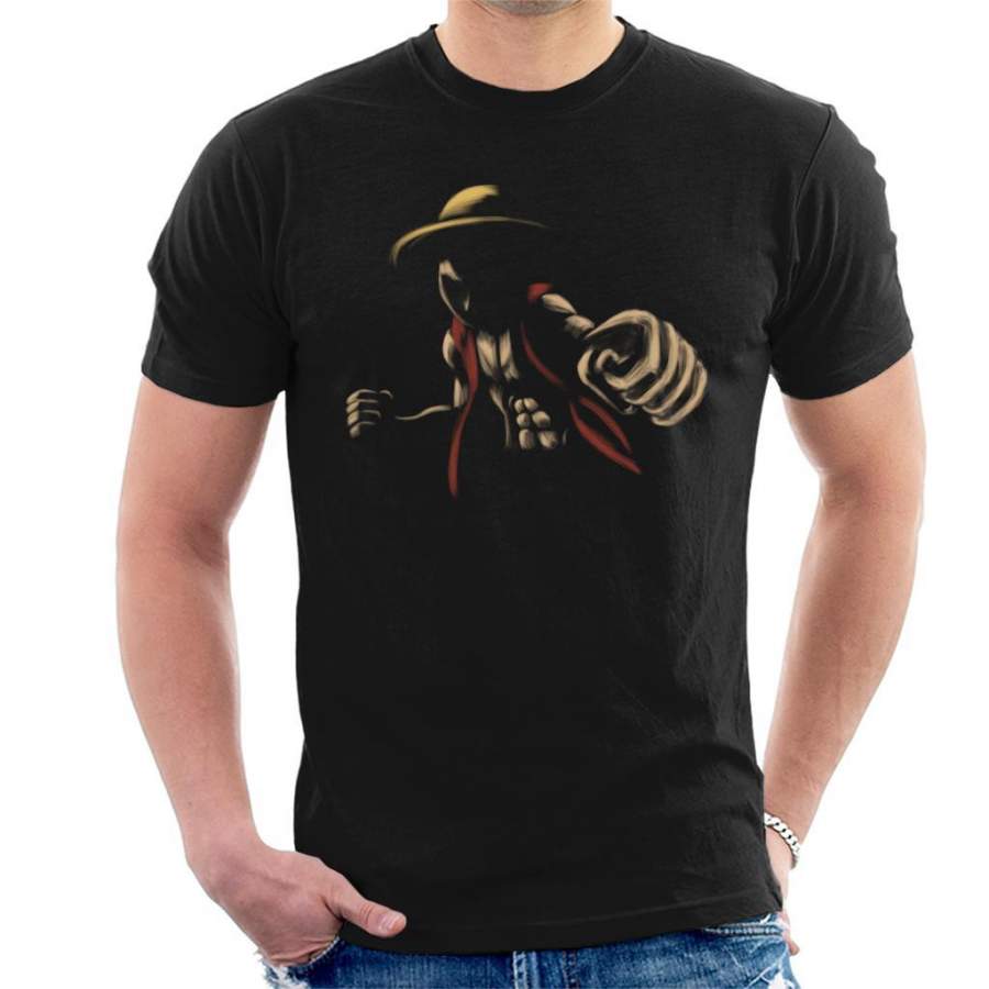 Elastic Pirate Monkey D Luffy One Piece Men’s T-Shirt