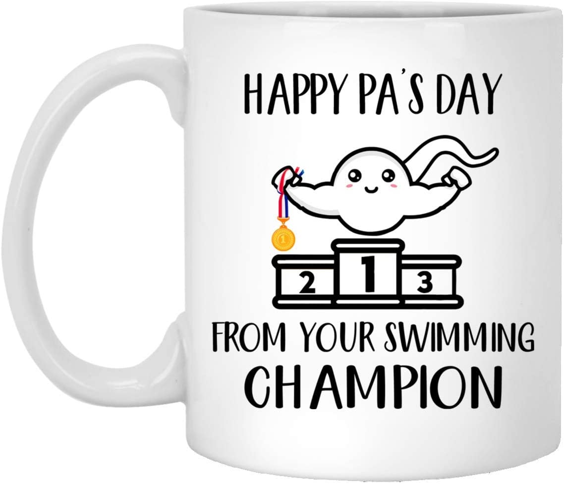 Happy Pa’S Day From Your Swimming Champion Sperm Mug – Father’S Day Gift 11Oz