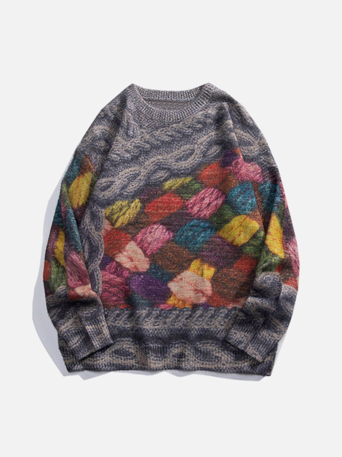 Talishko™ – Dimensional Print Knit Sweater