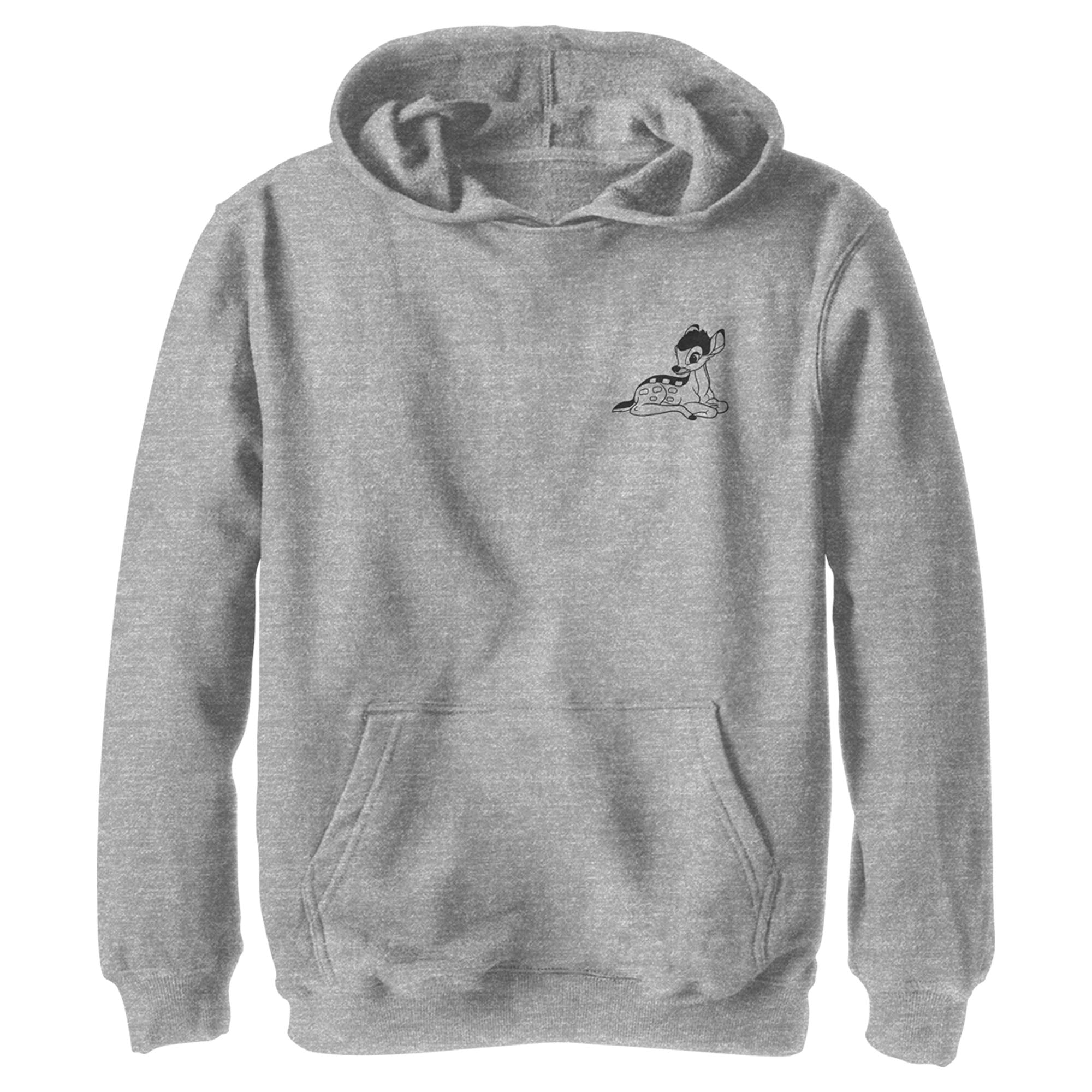 Boy’S Bambi Pocket Sketch Bambi Pull Over Hoodie