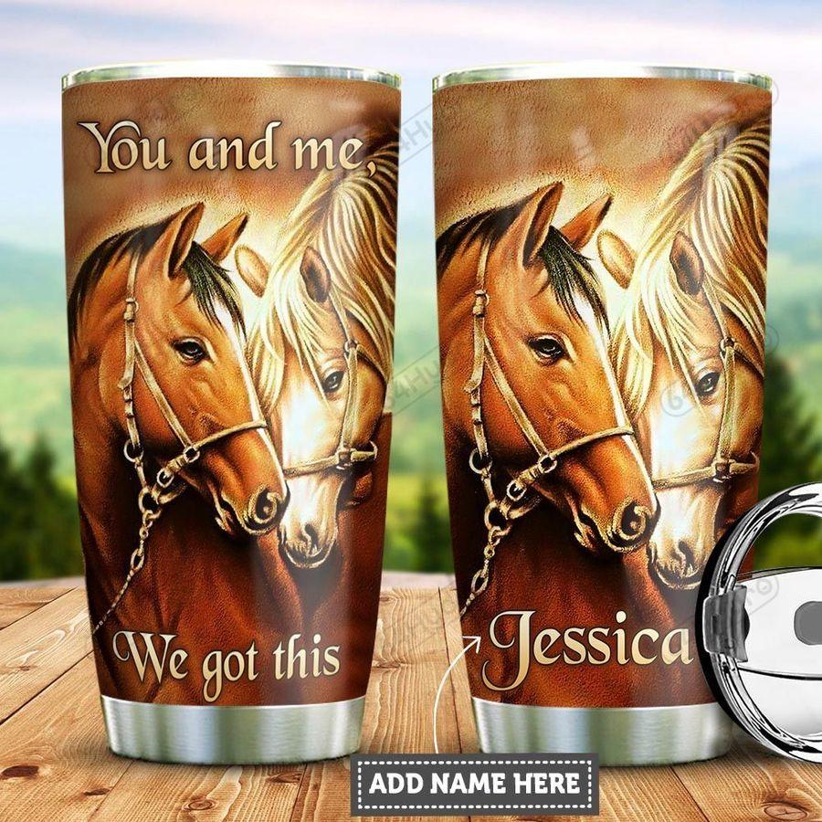 Higozy⢠Horse Couple We Got This Personalized Stainless Steel Tumbler, great ideal for family and friends- LV1090