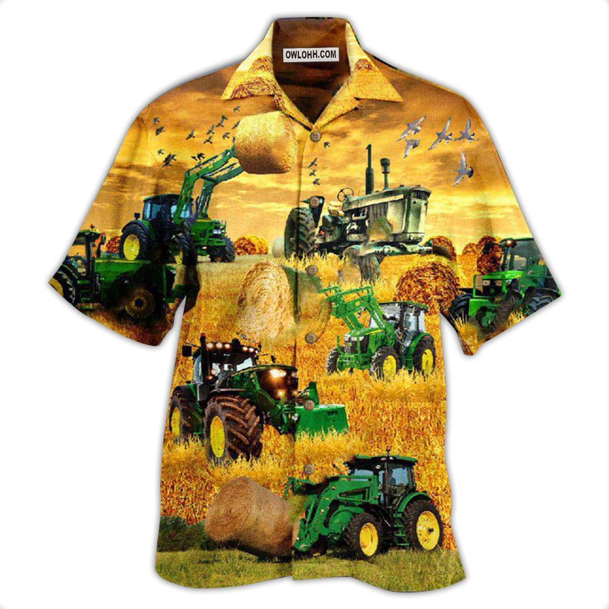 Tractor Better On The Farm – Hawaiian Shirt  – Owl Ohh