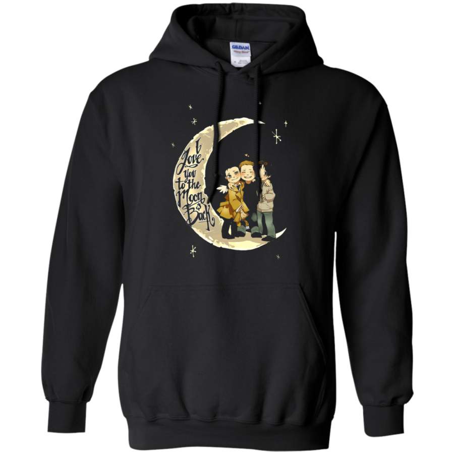 AGR I Love You To The Moon And Back Supernatural Hoodie