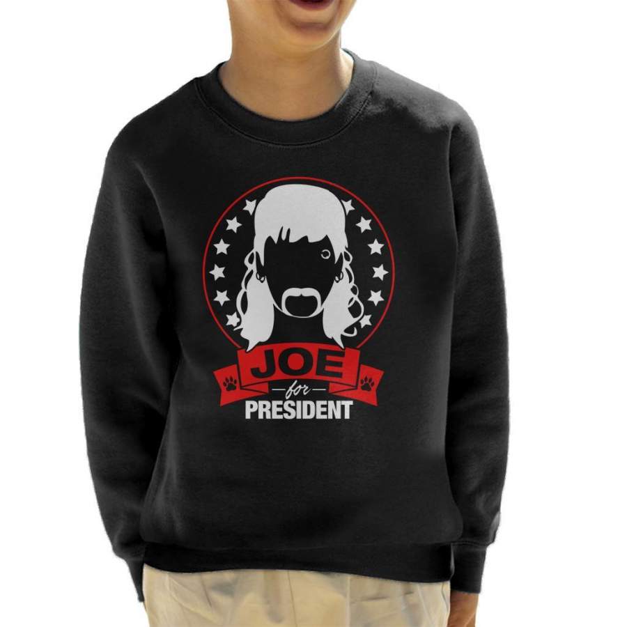 Tiger King Joe Exotic For President Kid’s Sweatshirt