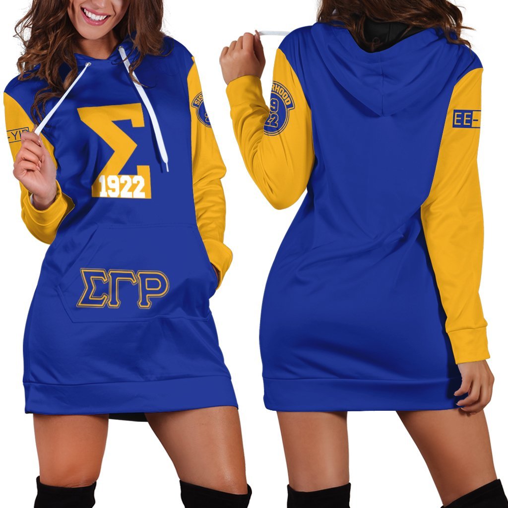 Sisterhood Sigma Gamma Rho Sorority 1922 Hoodie Dress