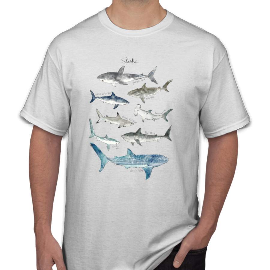 Sharks – Landscape Format Men T-Shirt