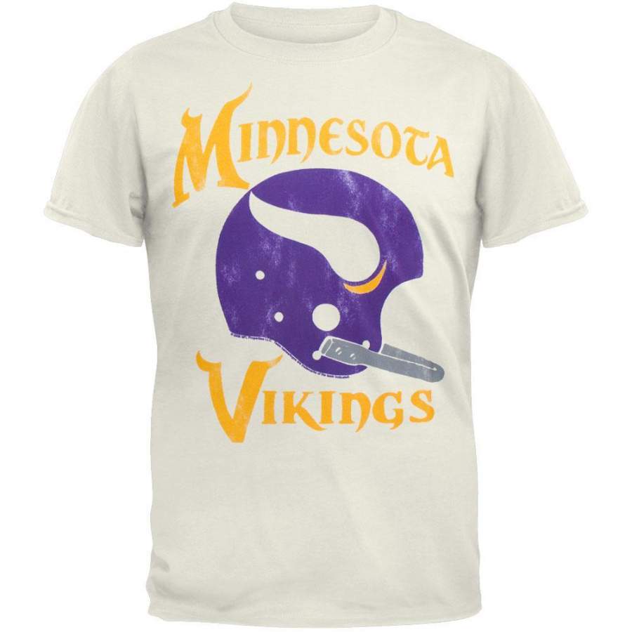 Minnesota Vikings – Helmet Soft T-Shirt