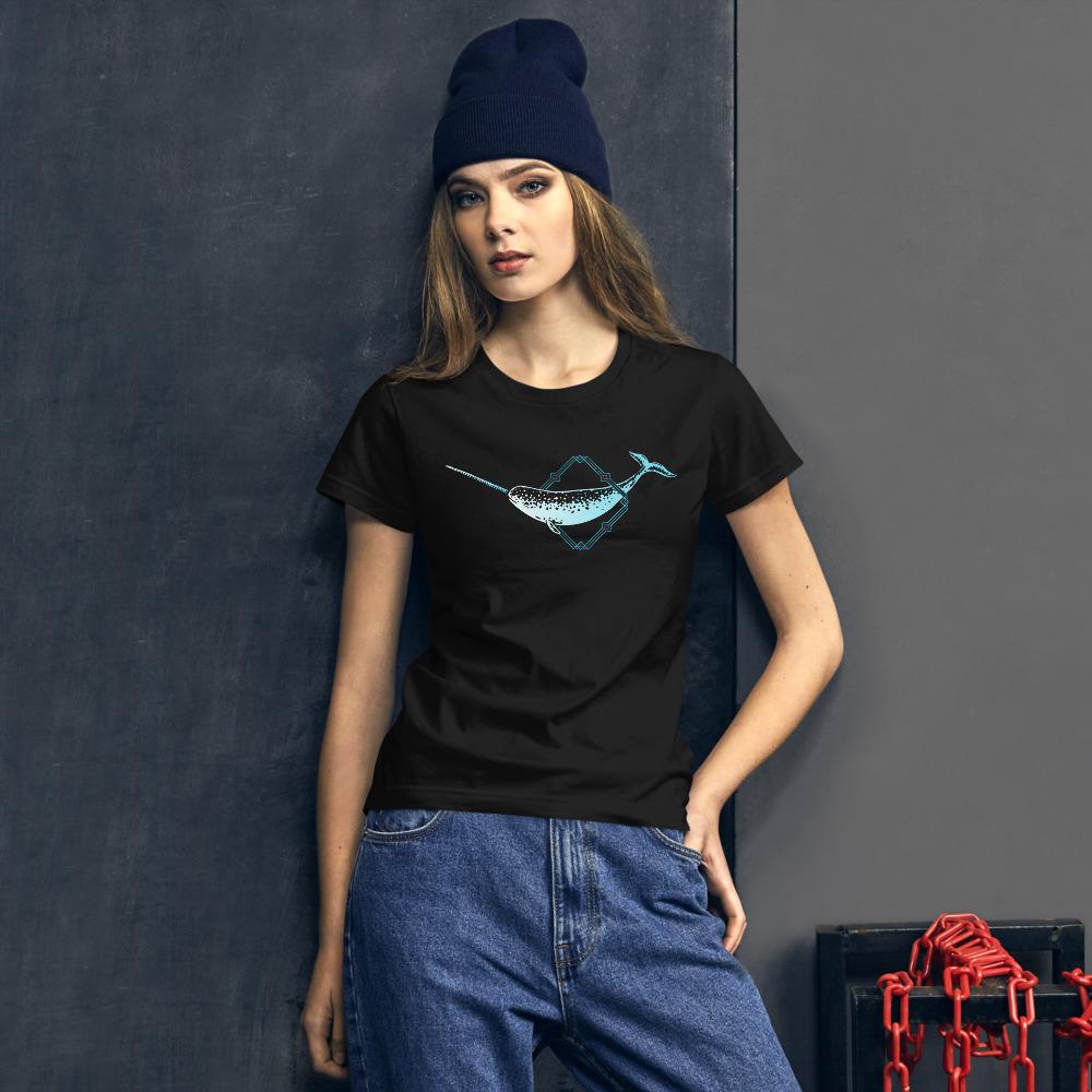 Narwhal Whale Women’S Short Sleeve T-Shirt