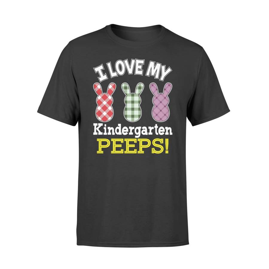 I Love My Kindergarten Peeps Teacher Easter Day Cute T Shirt