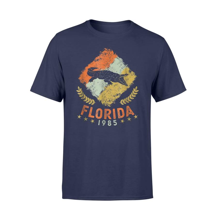 1985 Vintage Birthday Florida Retro Alligator T-Shirt