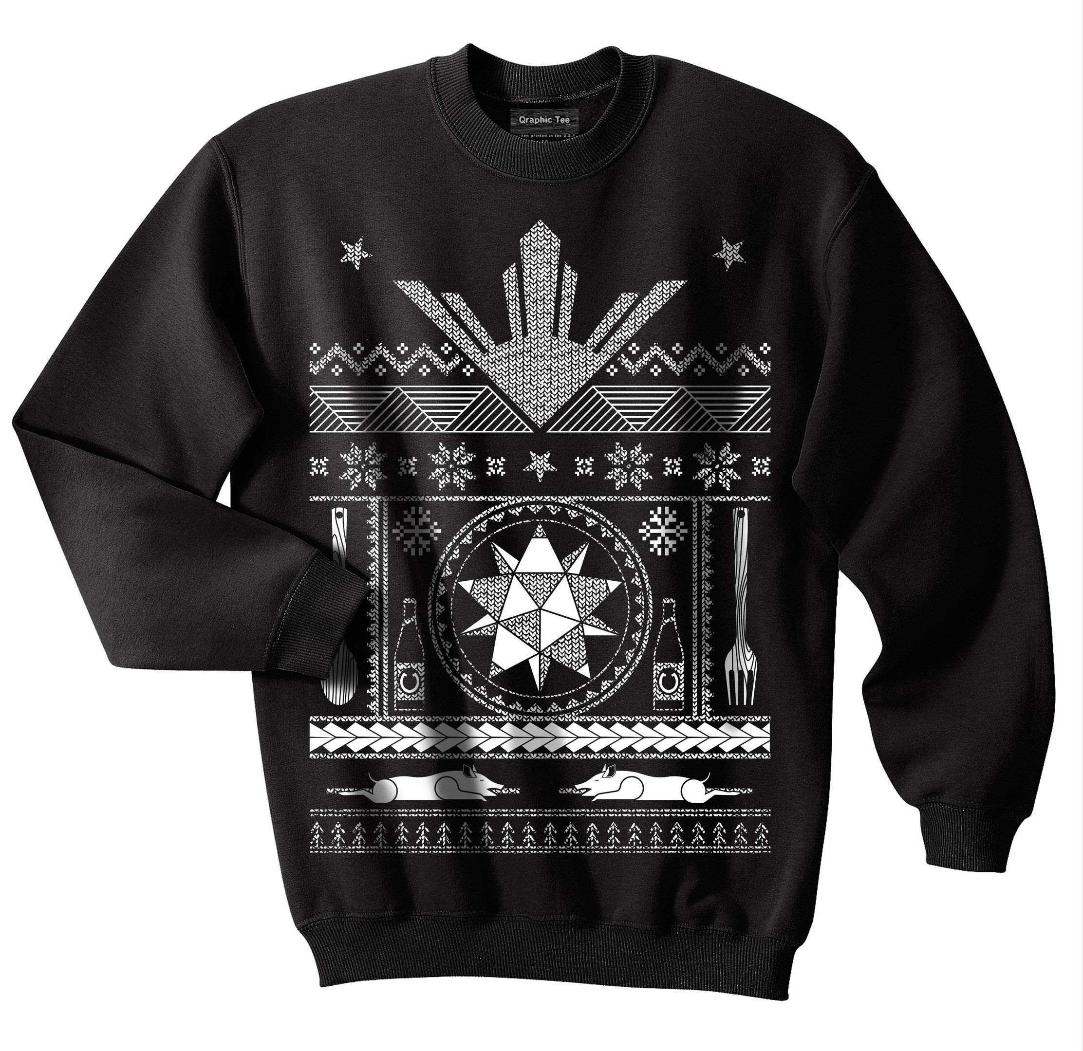 Filipino Ugly Christmas Sweater, Philippines, Sun, Stars, Parol, Lechon