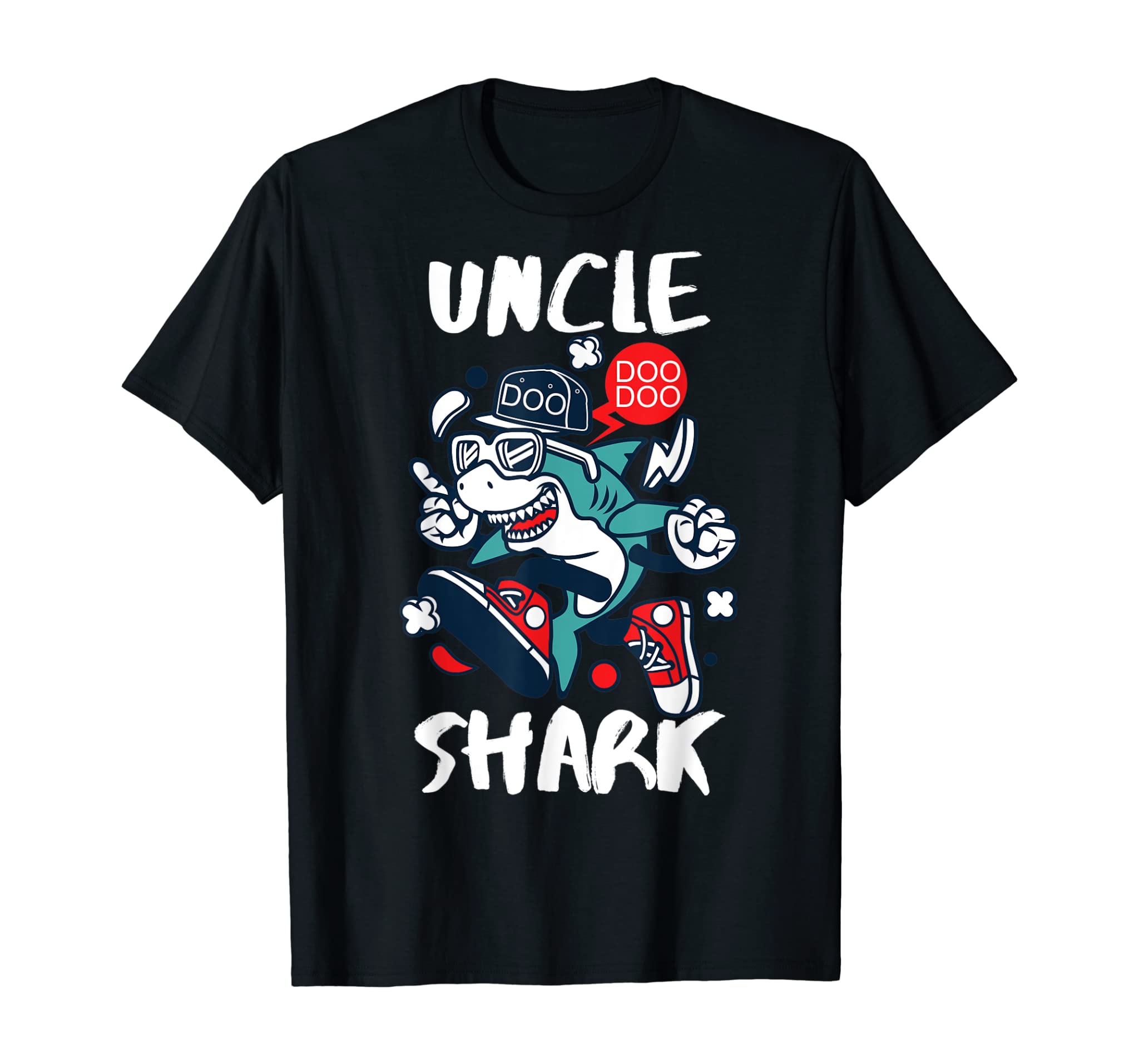 Uncle Shark Shirt Doo Doo Birthday Gift Idea For Bro Him