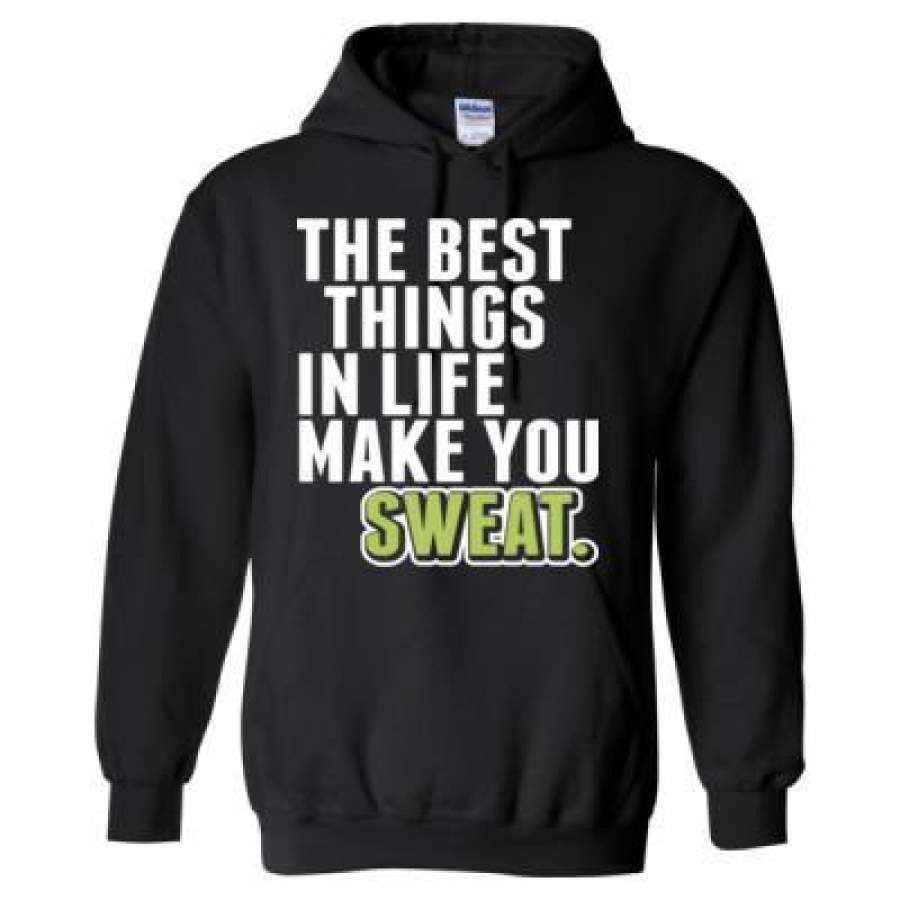 AGR The Best Things In Life Make You Sweat – Heavy Blend™ Hooded Sweatshirt